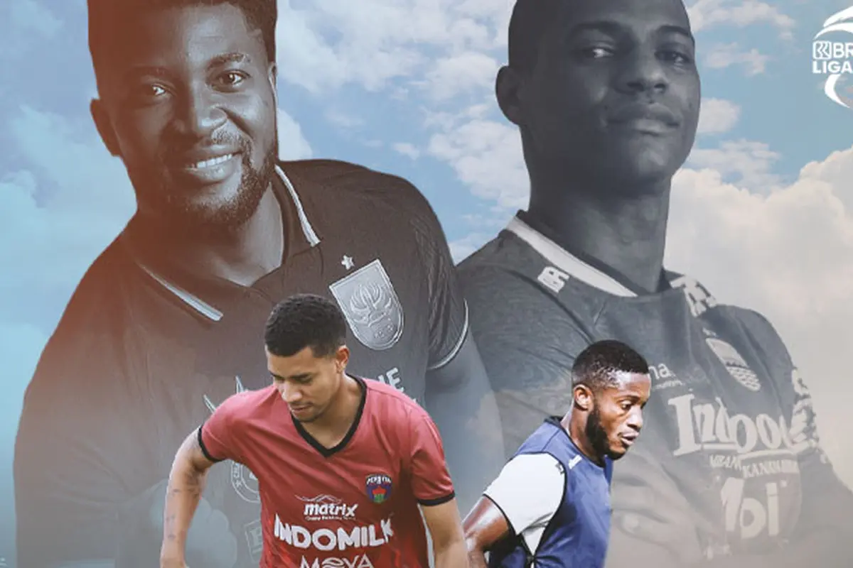 BRI Liga 1 - Ilustrasi Taylon Correa, Chevaughn Walsh, Privat Mbarga, Bruno Cantanhede