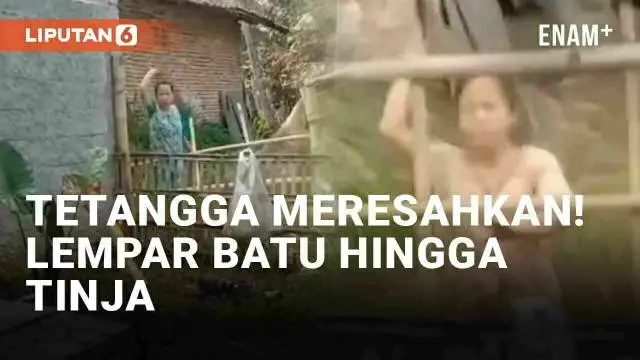 Seorang warga di Kampung Jeungjing, Cisoka Kabupaten Tangerang dibuat resah oleh ulah tetangganya. Ia mengaku keluarganya menjadi korban pelemparan batu hingga tinja oleh tetangganya. Dalam rekaman yang viral, tampak sang tetangga beberapa kali mengg...