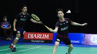 Kevin Sanjaya Sukamuljo/Moh Reza Pahlevi Isfahani di ajang Mola TV PBSI Home Tournament, Kamis (25/6/2020). (PBSI)