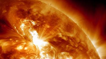 Ilustrasi matahari meledak pemicu kiamat (NASA)
