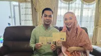 Potret Zaskia Gotik dan Sirajuddin Mahmud resmi menikah. (Sumber: Instagram/zaskia_gotix)