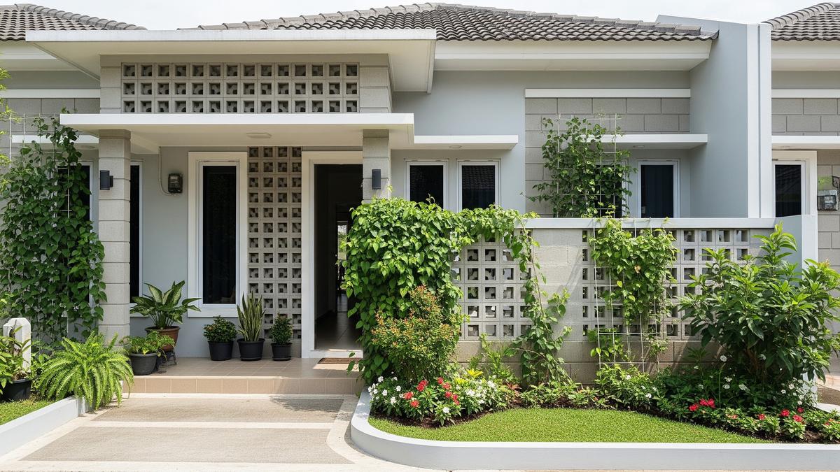 7 Desain Rumah Perumnas dengan Roster Banyak agar Lebih Adem, Anti Gerah Meski Cuaca Panas