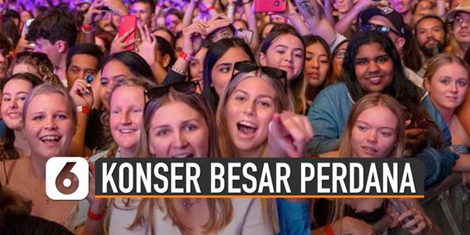 VIDEO: Dunia Masih Pandemi, Konser 50.000 Penonton Sukses Digelar di Selandia Baru