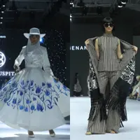 Koleksi terbaru Nada Puspita dan Benang Jarum di Pamerkan di JFW 2025. [Adrian/Fimela]