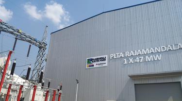 Pembangkit Listrik Tenaga Air (PLTA) Rajamandala berkapasitas 47 MW (Megawatt) yang telah resmi beroperasi, Jumat (12/7/2019).