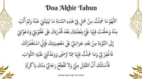 Bacaan doa akhir tahun Hijriah (Grafis: Liputan6.com/MHT via Canva.com)