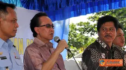 Citizen6, Badung: Dalam sambutannya, Sharif menyebut bahwa bantuan PUMP merupakan salah satu program besar (grand strategy) KKP di tahun 2010-2014. (Pengirim: Efrimal Bahri)