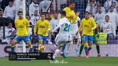 Berita video gol Marco Asensio melalui tendangan keras dari luar kotak penalti bantu Real Madrid Raih Kemenangan.