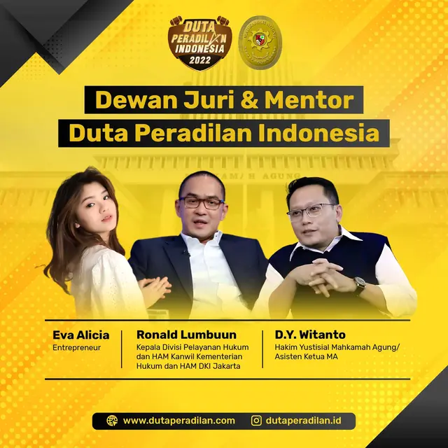 Duta Peradilan Indonesia 2022.