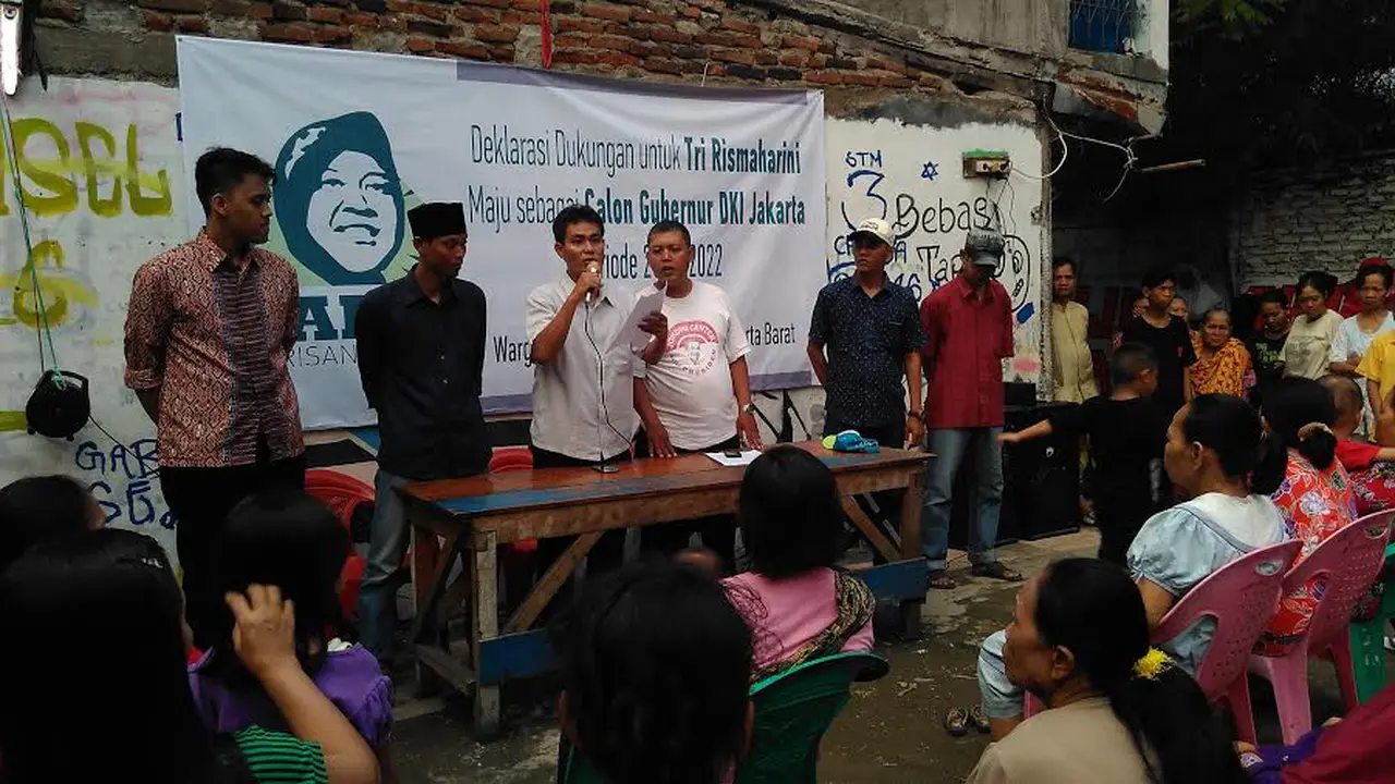 Deklarasi posko dukungan Risma jadi calon Gubernur DKI