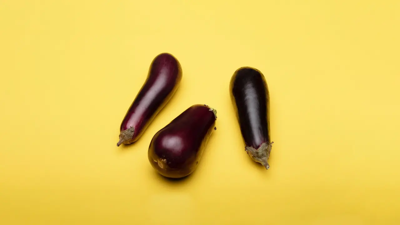 Ilustrasi resep masakan, sambal, terong