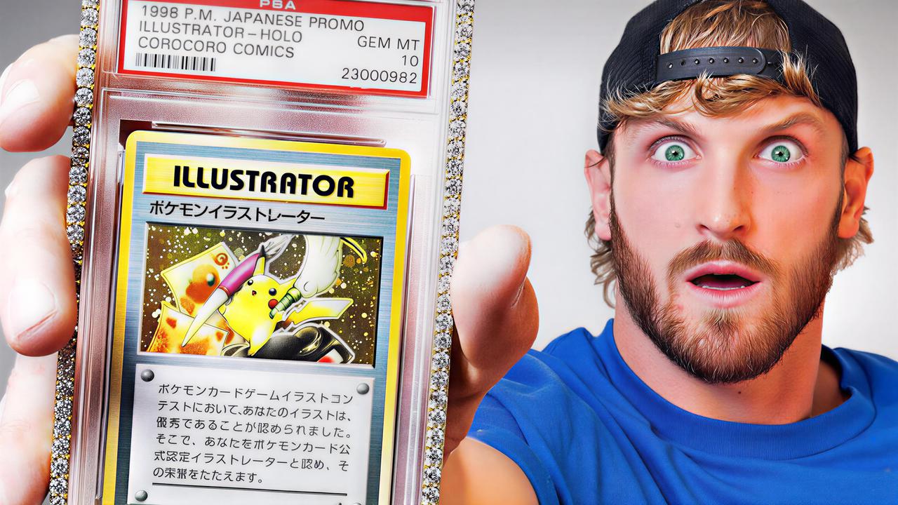 Logan Paul Sells Pokémon Pikachu Illustrator Card for $16.5 Million
