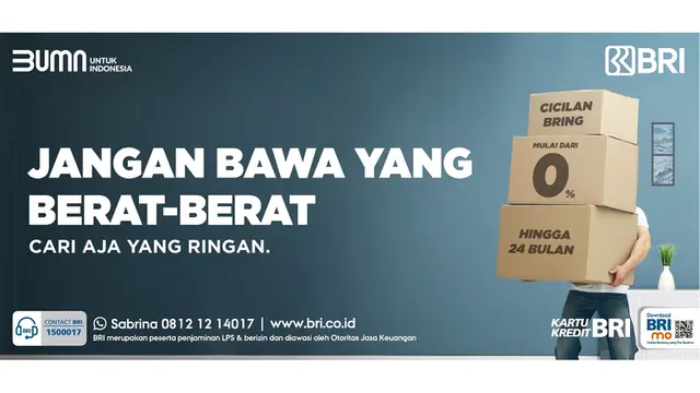 7 Kategori Barang yang Perlu Diupgrade, Belanja Terasa Ringan dengan Kartu Kredit Cicilan 0% BRI