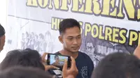 Tersangka penculikan gadis muda di Pemalang, Tasima (28 th), residivis yang mengaku polisi. (Foto: Liputan6.com/Polres Pemalang/Muhamad Ridlo)