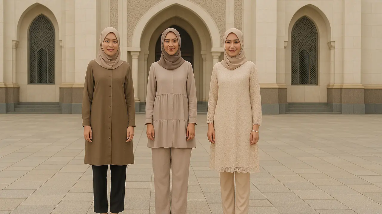 Model Tunik untuk Lebaran Idul Adha (Foto: ChatGPT)