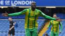 The Baggies memperbesar keunggulan lewat Mbaye Diagne yang berhasil mengoyak gawang Chelsea. (Foto: AFP/Pool/Mike Hewitt)