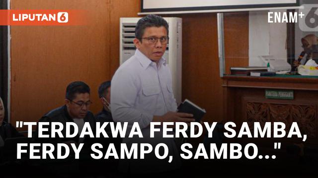 Jaksa Salah Sebut Nama Ferdy Sambo Jadi Ferdy Sampo, Grogi?
