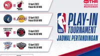 Jadwal dan Live Streaming NBA 2022/2023 Play In di Vidio, 12 & 13 April 2023. (Sumber : dok. vidio.com)