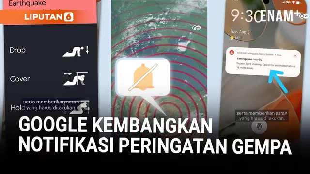 Google Kembangkan Sistem Peringatan Deteksi Gempa