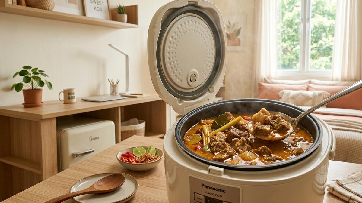 Cara Membuat Gulai Cincang Ala Padang Pakai Magic Com, Praktis dan Lezat