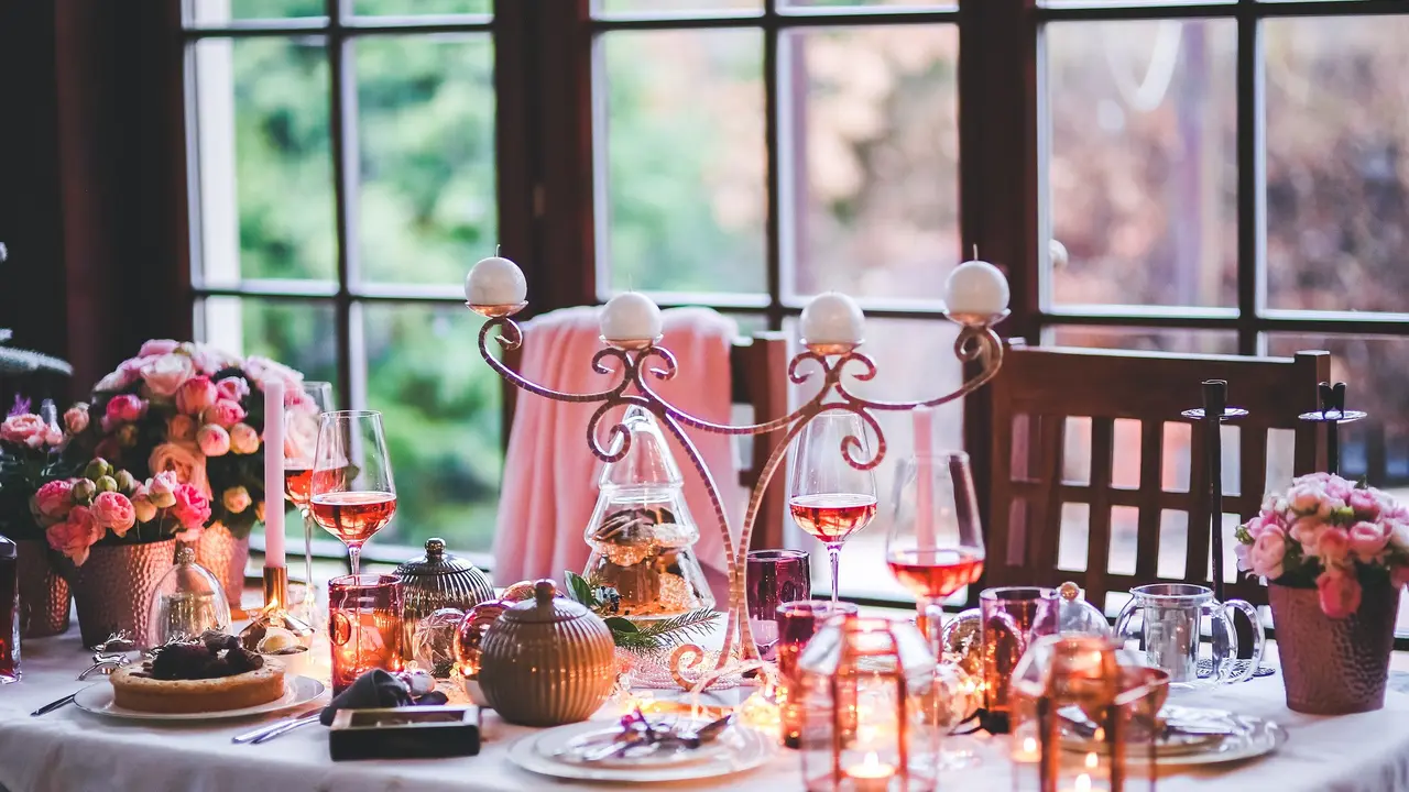 Makan malam romantis di hari Valentine