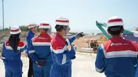 Perkembangan terbaru pembangunan LPG Terminal Refrigerated (Ref) Jatim di Tuban, Jawa Timur. (Dok Pertamina Energy Terminal)