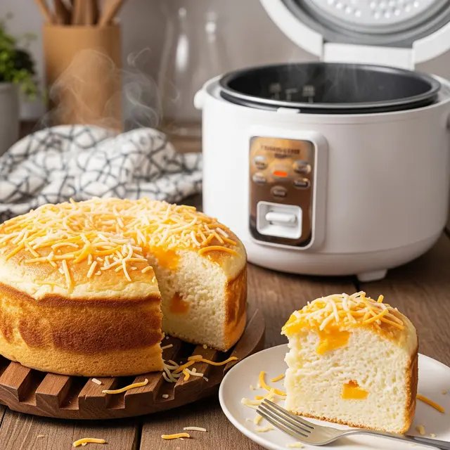 Kue Susu Kukus Keju Magic Com