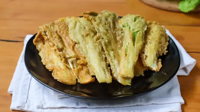 gorengan sayur sawi goreng