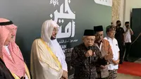 Wakil Presiden Ma'ruf Amin saat menghadiri pembukaan Konferensi Islam Tingkat ASEAN Ke-2 di Hotel Hilton, Nusa Dua, Bali, Kamis (22/12/2022). (Dok. Liputan6.com/Delvira Hutabarat)