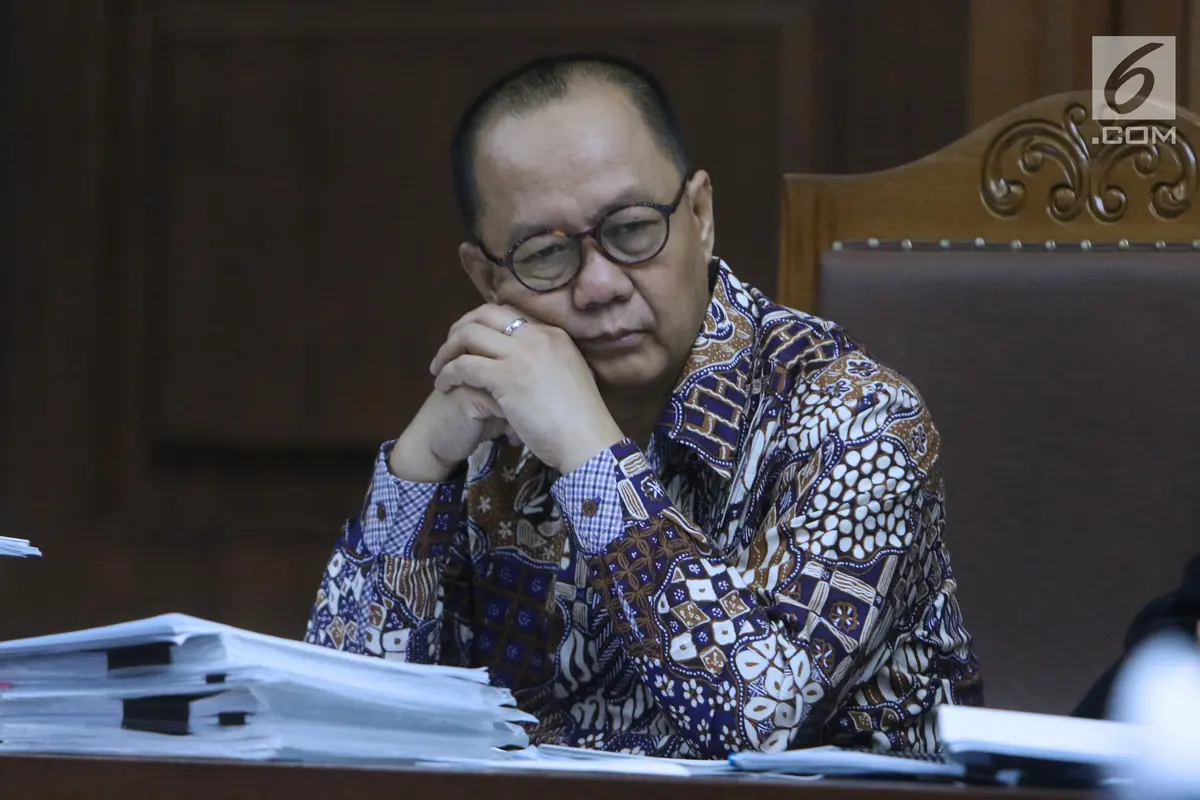 Sidang Korupsi BLBI, Mantan Kepala BPPN Simak Keterangan Saksi Ahli