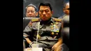 Panglima TNI AD Moeldoko saat bertemu dengan MPR membahas persiapan keamanan pelantikan Jokowi, Jakarta, Kamis (16/10/2014) (Liputan6.com/Andrian M Tunay)