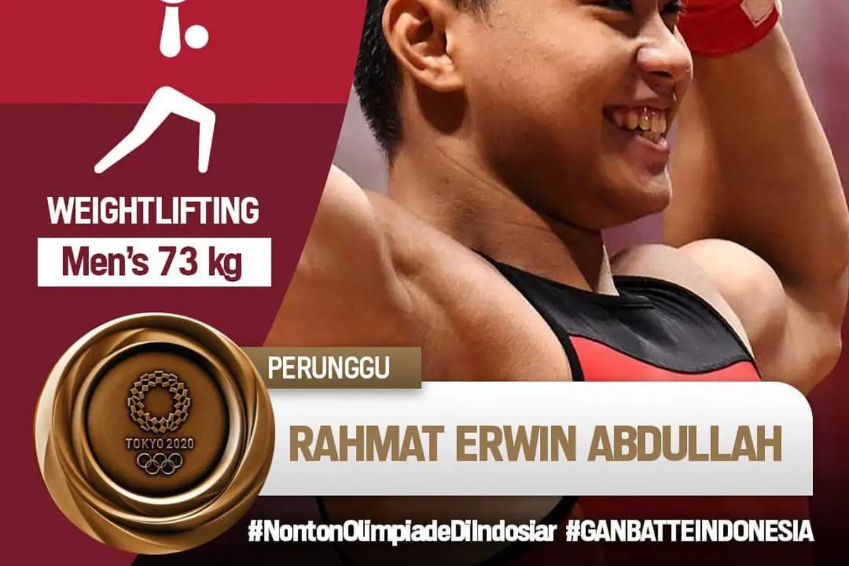 Update Olimpiade Tokyo 2020: Rahmat Erwin Abdullah Atlet Angkat Besi Berhasil Meraih Medali Perunggu