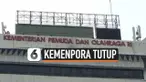 thumbnail kemenpora tutup sebagian
