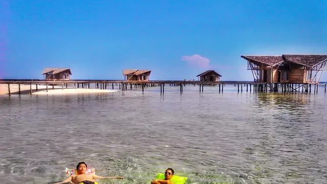 Pemandangan ala Maldives Ada di Pulo Cinta