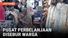 Jelang Bulan Ramadan Pusat Perbelanjaan Busana Muslim dan Takjil Berbuka Puasa Diserbu Warga