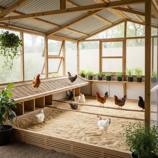 Kandang Ayam Umbaran Modern (Gemini AI)