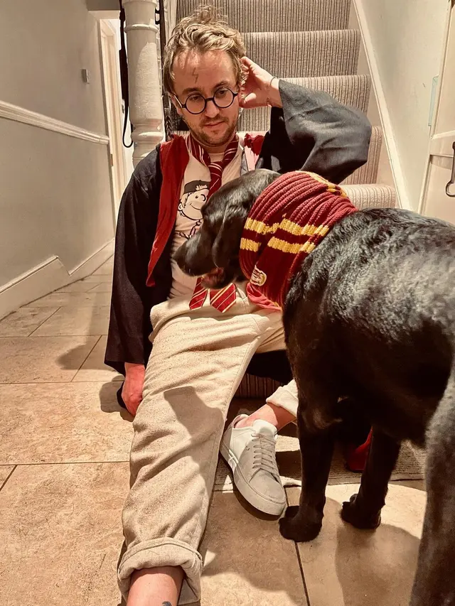 Unggahan Tom Felton. (Instagram/ t22felton)