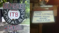 10 Potret Lucu Tulisan di Bengkel Ini Bikin Pelanggan Nyengir