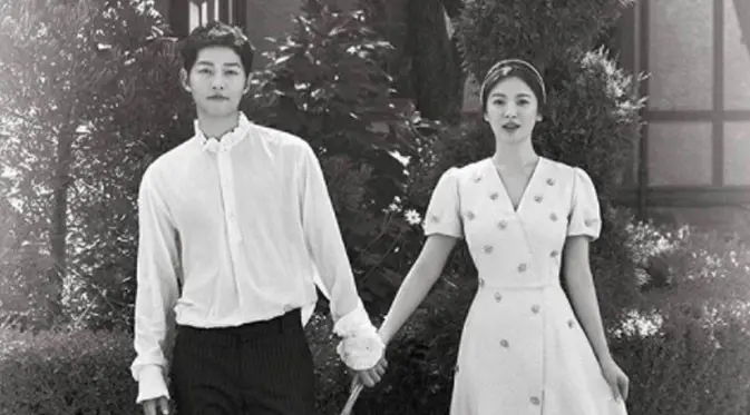 Sontak saja kehadiran Song Joong Ki dan Song Hye Kyo ini pun membuat heboh para penggemar. (instagram.com/sweetsongzone)