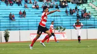Madura United mengawali ajang Magelang Cup 2017 dengan kemenangan atas PSMP Mojokerto Putera. (Bola.com/Romi Syahputra) 