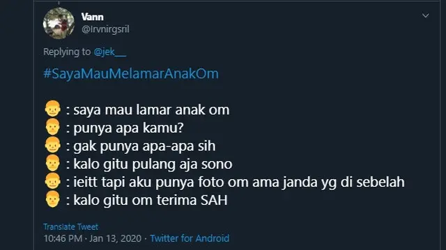 7 Modal Nekat Netizen saat Lamar Anak Orang Ini Bikin Tepuk Jidat