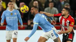 Tiga gol kemenangan Manchester City dicetak oleh Phil Foden. (AP Photo/Ian Walton)