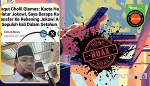 Cek fakta artikel Yaqut Cholil Qoumas sebut Jokowi mengatur kuota haji