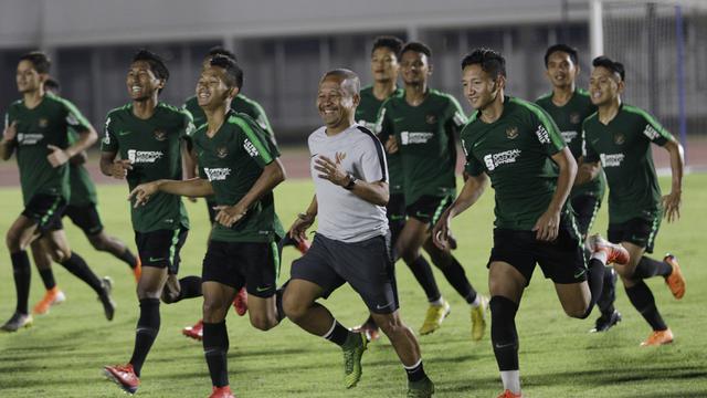 Latihan Timnas Indonesia U-22