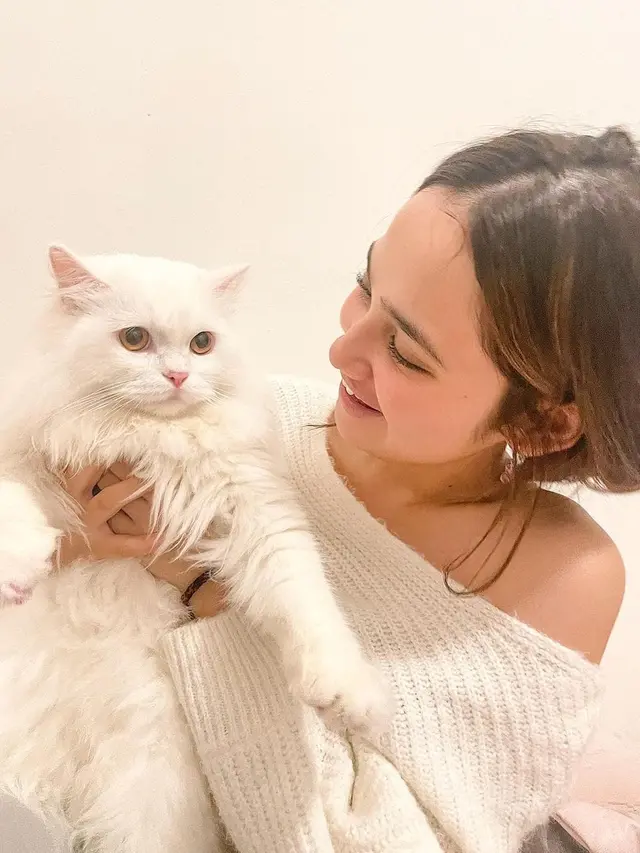 Syifa Hadju dan Kucing