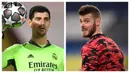 Posisi kiper atau penjaga gawang sangat vital perannya bagi sebuah tim. Kecepatan dan kecekatan mutlak harus dimiliki untuk mengamankan gawangnya. 5 kiper top berikut ternyata tidak mengawali karier sebagai kiper. Siapa saja dan apa posisinya? Simak! (Kolase Foto AFP)