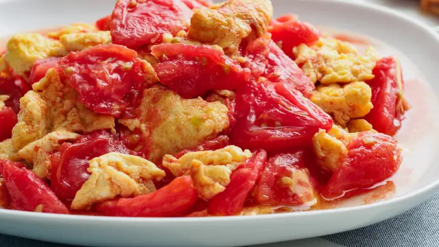 tumis telur tomat