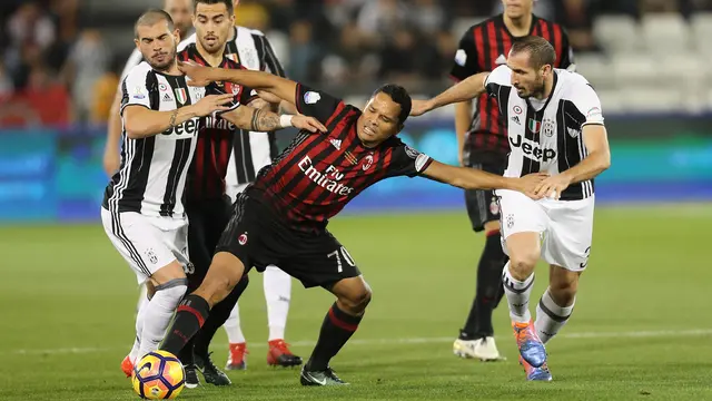 Bungkam Juventus, AC Milan Berpesta Rayakan Gelar Piala Super Italia