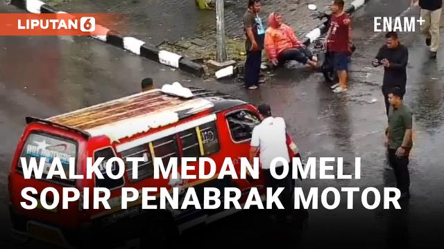 Bobby Nasution Omeli Sopir Angkot Penabrak Pemotor di Medan