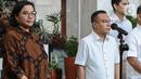 Presiden terpilih dan wakil presiden Prabowo Subianto-Gibran Rakabuming Raka membentuk Tim Gugus Tugas Sinkronisasi untuk menyelaraskan kerja pemerintahan saat ini dengan program kerja yang dijanjikan Prabowo. (Liputan6.com/Angga Yuniar)